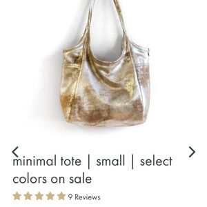 Elegant Gold and Silver Tote Bag